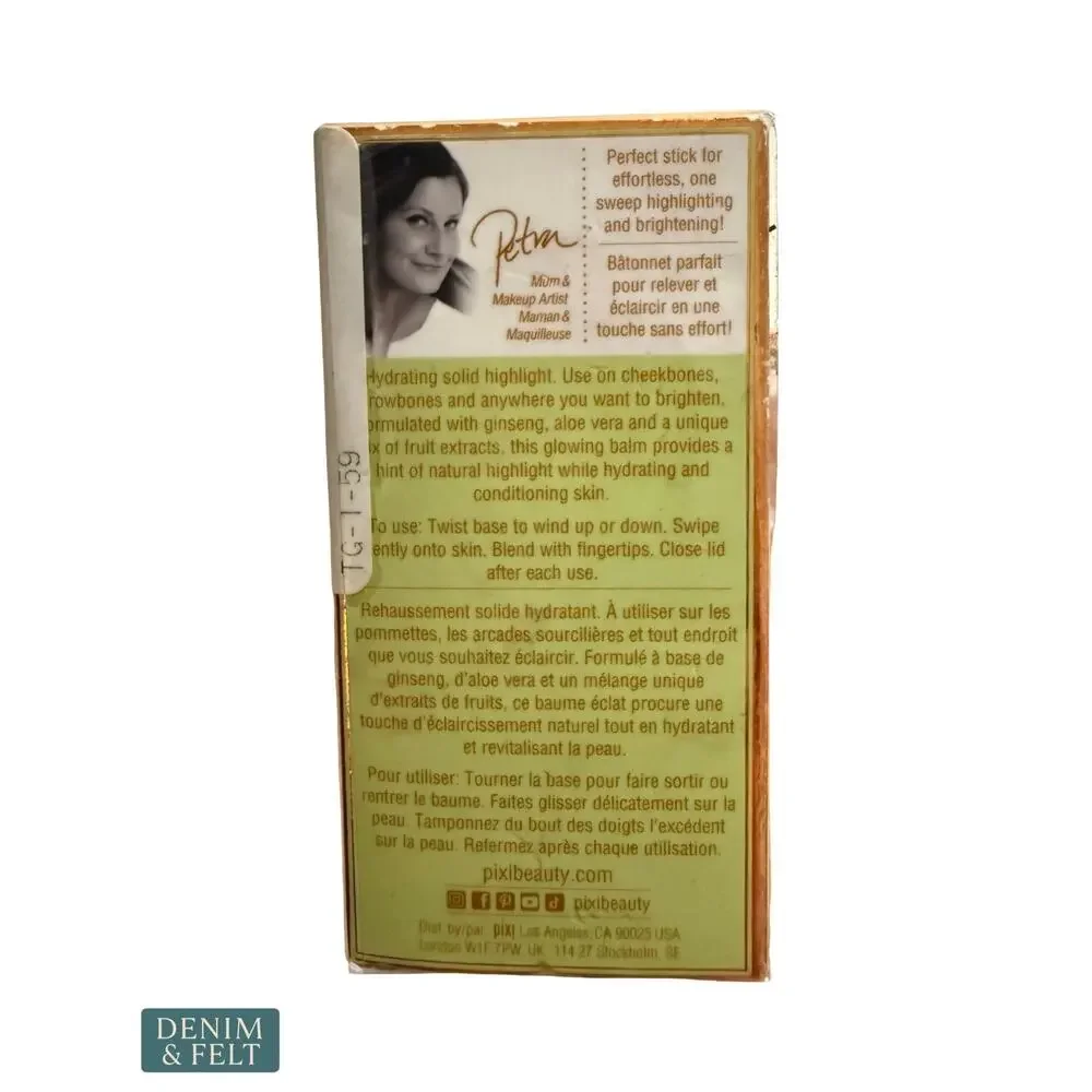 NEW Pixi On The Glow SuperGlow Highlight Stick NaturalLustre‎ Hydrating Balm